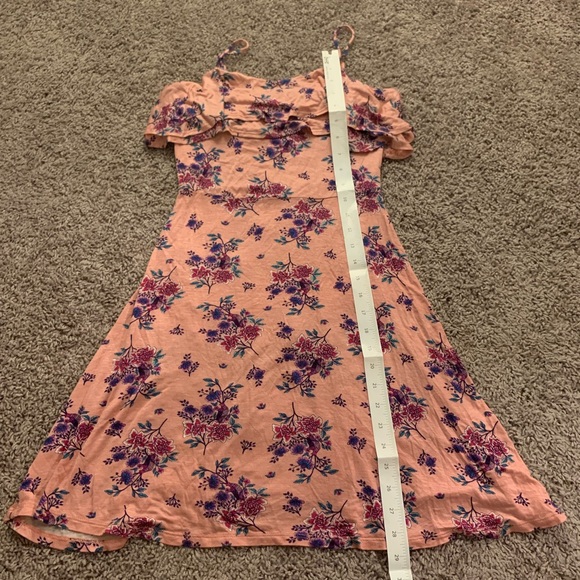 NWT Floral Print Pink Ruffle top Sundress - Picture 7 of 7